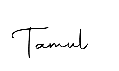 Make a beautiful signature design for name Tamul. Use this online signature maker to create a handwritten signature for free. Tamul signature style 10 images and pictures png