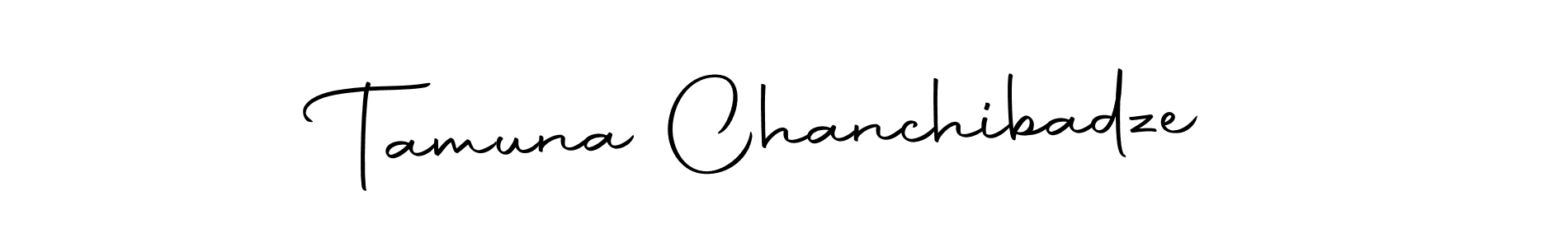 Design your own signature with our free online signature maker. With this signature software, you can create a handwritten (Autography-DOLnW) signature for name Tamuna Chanchibadze. Tamuna Chanchibadze signature style 10 images and pictures png