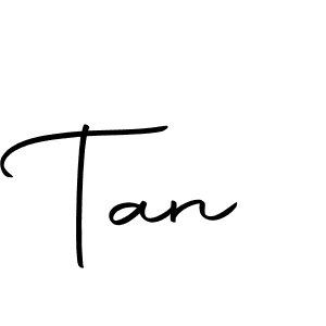 How to make Tan signature? Autography-DOLnW is a professional autograph style. Create handwritten signature for Tan name. Tan signature style 10 images and pictures png