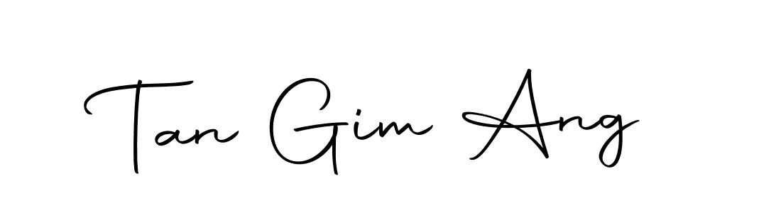 Also we have Tan Gim Ang name is the best signature style. Create professional handwritten signature collection using Autography-DOLnW autograph style. Tan Gim Ang signature style 10 images and pictures png