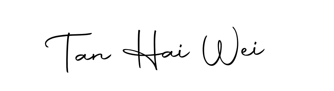 Make a beautiful signature design for name Tan Hai Wei. Use this online signature maker to create a handwritten signature for free. Tan Hai Wei signature style 10 images and pictures png