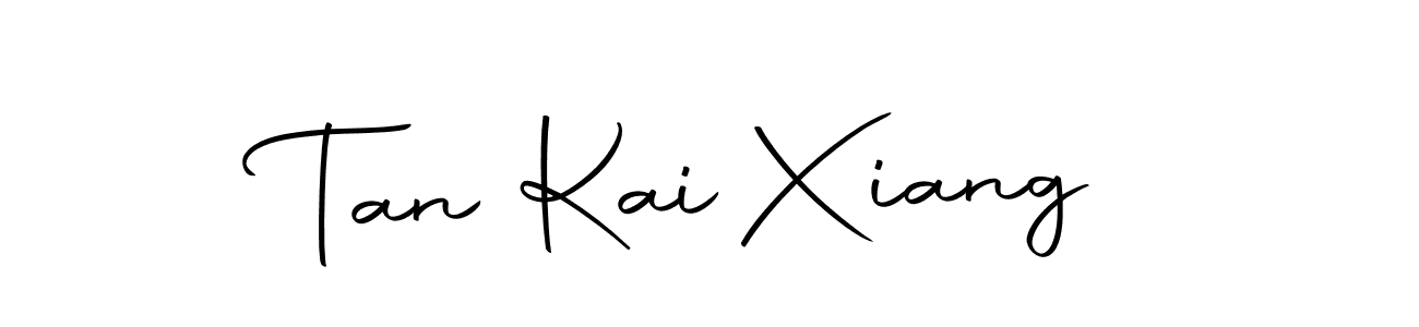How to make Tan Kai Xiang name signature. Use Autography-DOLnW style for creating short signs online. This is the latest handwritten sign. Tan Kai Xiang signature style 10 images and pictures png