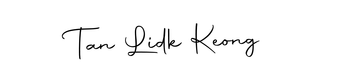 Tan Lidk Keong stylish signature style. Best Handwritten Sign (Autography-DOLnW) for my name. Handwritten Signature Collection Ideas for my name Tan Lidk Keong. Tan Lidk Keong signature style 10 images and pictures png