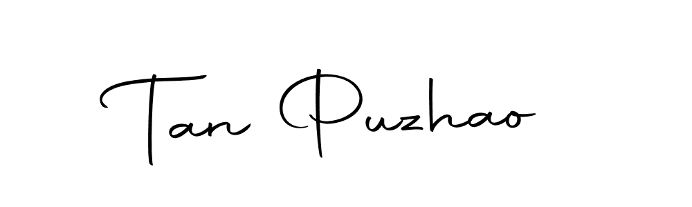 The best way (Autography-DOLnW) to make a short signature is to pick only two or three words in your name. The name Tan Puzhao include a total of six letters. For converting this name. Tan Puzhao signature style 10 images and pictures png