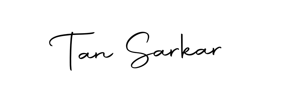 You should practise on your own different ways (Autography-DOLnW) to write your name (Tan Sarkar) in signature. don't let someone else do it for you. Tan Sarkar signature style 10 images and pictures png