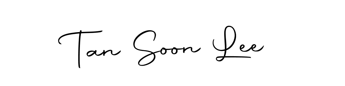 Create a beautiful signature design for name Tan Soon Lee. With this signature (Autography-DOLnW) fonts, you can make a handwritten signature for free. Tan Soon Lee signature style 10 images and pictures png