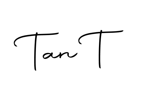 Create a beautiful signature design for name Tan T. With this signature (Autography-DOLnW) fonts, you can make a handwritten signature for free. Tan T signature style 10 images and pictures png