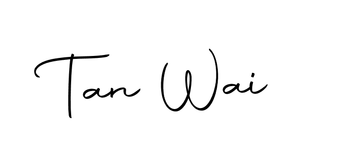 Tan Wai stylish signature style. Best Handwritten Sign (Autography-DOLnW) for my name. Handwritten Signature Collection Ideas for my name Tan Wai. Tan Wai signature style 10 images and pictures png