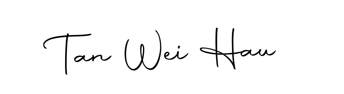 Make a beautiful signature design for name Tan Wei Hau. Use this online signature maker to create a handwritten signature for free. Tan Wei Hau signature style 10 images and pictures png