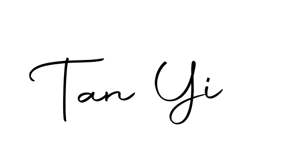 Design your own signature with our free online signature maker. With this signature software, you can create a handwritten (Autography-DOLnW) signature for name Tan Yi. Tan Yi signature style 10 images and pictures png