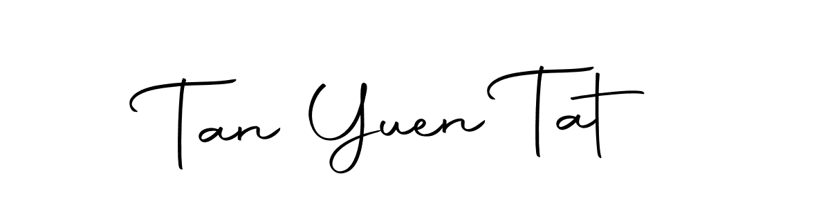 Make a beautiful signature design for name Tan Yuen Tat. With this signature (Autography-DOLnW) style, you can create a handwritten signature for free. Tan Yuen Tat signature style 10 images and pictures png