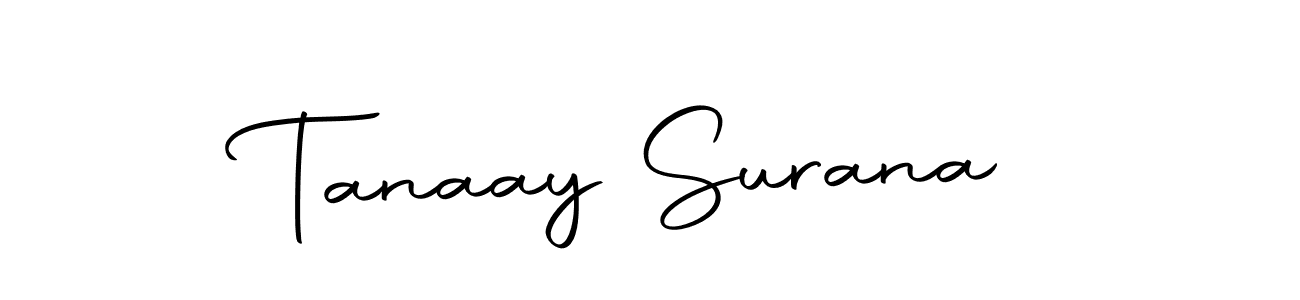 Make a short Tanaay Surana signature style. Manage your documents anywhere anytime using Autography-DOLnW. Create and add eSignatures, submit forms, share and send files easily. Tanaay Surana signature style 10 images and pictures png