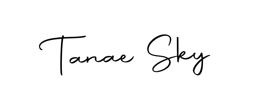 Tanae Sky stylish signature style. Best Handwritten Sign (Autography-DOLnW) for my name. Handwritten Signature Collection Ideas for my name Tanae Sky. Tanae Sky signature style 10 images and pictures png