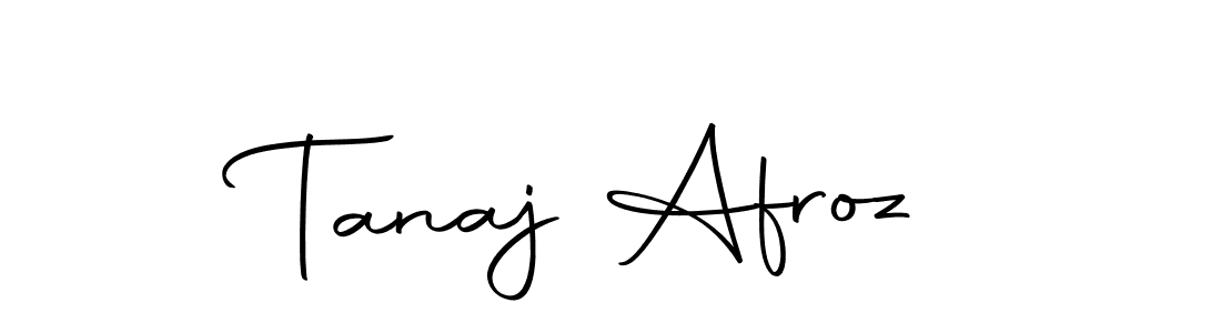 Use a signature maker to create a handwritten signature online. With this signature software, you can design (Autography-DOLnW) your own signature for name Tanaj Afroz. Tanaj Afroz signature style 10 images and pictures png