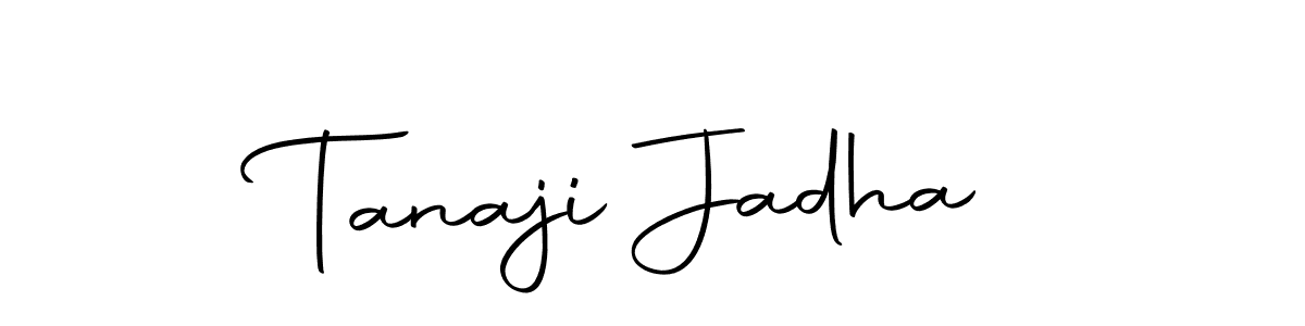 Design your own signature with our free online signature maker. With this signature software, you can create a handwritten (Autography-DOLnW) signature for name Tanaji Jadha. Tanaji Jadha signature style 10 images and pictures png