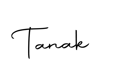 Design your own signature with our free online signature maker. With this signature software, you can create a handwritten (Autography-DOLnW) signature for name Tanak. Tanak signature style 10 images and pictures png