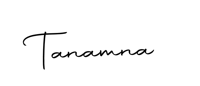Design your own signature with our free online signature maker. With this signature software, you can create a handwritten (Autography-DOLnW) signature for name Tanamna. Tanamna signature style 10 images and pictures png