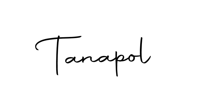 Create a beautiful signature design for name Tanapol. With this signature (Autography-DOLnW) fonts, you can make a handwritten signature for free. Tanapol signature style 10 images and pictures png