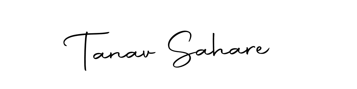 Create a beautiful signature design for name Tanav Sahare. With this signature (Autography-DOLnW) fonts, you can make a handwritten signature for free. Tanav Sahare signature style 10 images and pictures png