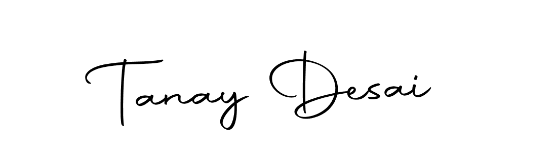 How to make Tanay Desai signature? Autography-DOLnW is a professional autograph style. Create handwritten signature for Tanay Desai name. Tanay Desai signature style 10 images and pictures png