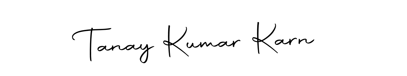 Autography-DOLnW is a professional signature style that is perfect for those who want to add a touch of class to their signature. It is also a great choice for those who want to make their signature more unique. Get Tanay Kumar Karn name to fancy signature for free. Tanay Kumar Karn signature style 10 images and pictures png