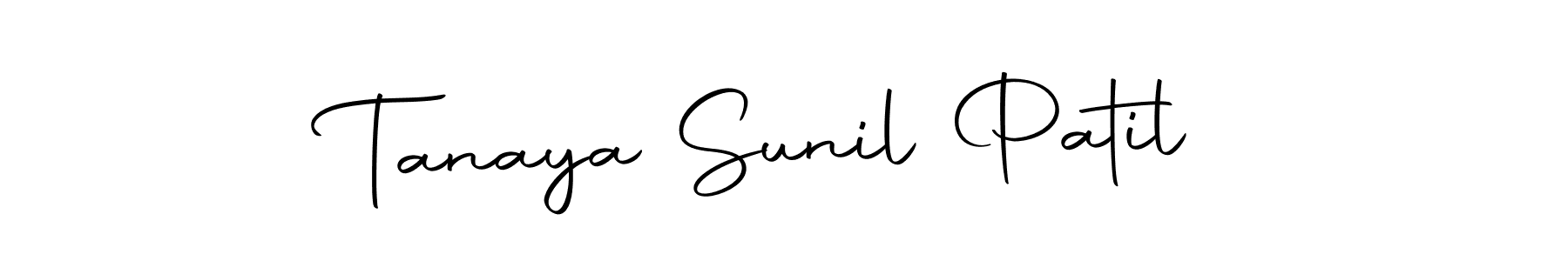 Make a beautiful signature design for name Tanaya Sunil Patil. With this signature (Autography-DOLnW) style, you can create a handwritten signature for free. Tanaya Sunil Patil signature style 10 images and pictures png