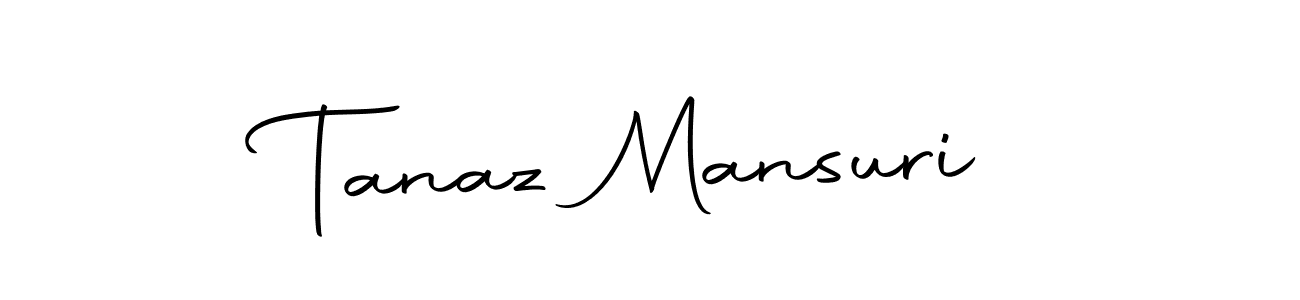 Autography-DOLnW is a professional signature style that is perfect for those who want to add a touch of class to their signature. It is also a great choice for those who want to make their signature more unique. Get Tanaz Mansuri name to fancy signature for free. Tanaz Mansuri signature style 10 images and pictures png