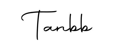 Looking for an artistic signature for Tanbb? The Autography-DOLnW calligraphy style gives a sophisticated flow suitable for business cards and emails. Tanbb signature style 10 images and pictures png