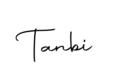 How to make Tanbi signature? Autography-DOLnW is a professional autograph style. Create handwritten signature for Tanbi name. Tanbi signature style 10 images and pictures png