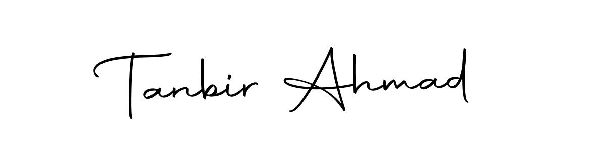 Also we have Tanbir Ahmad name is the best signature style. Create professional handwritten signature collection using Autography-DOLnW autograph style. Tanbir Ahmad signature style 10 images and pictures png