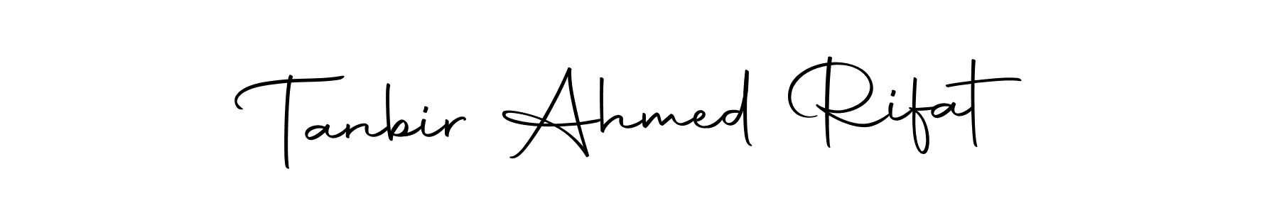Tanbir Ahmed Rifat stylish signature style. Best Handwritten Sign (Autography-DOLnW) for my name. Handwritten Signature Collection Ideas for my name Tanbir Ahmed Rifat. Tanbir Ahmed Rifat signature style 10 images and pictures png