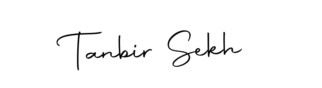 The best way (Autography-DOLnW) to make a short signature is to pick only two or three words in your name. The name Tanbir Sekh include a total of six letters. For converting this name. Tanbir Sekh signature style 10 images and pictures png