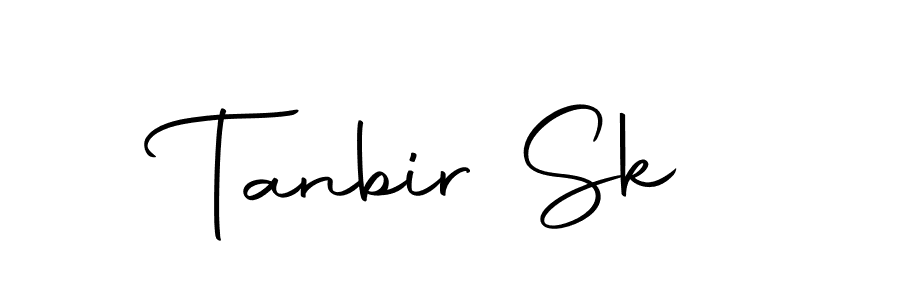 Design your own signature with our free online signature maker. With this signature software, you can create a handwritten (Autography-DOLnW) signature for name Tanbir Sk. Tanbir Sk signature style 10 images and pictures png