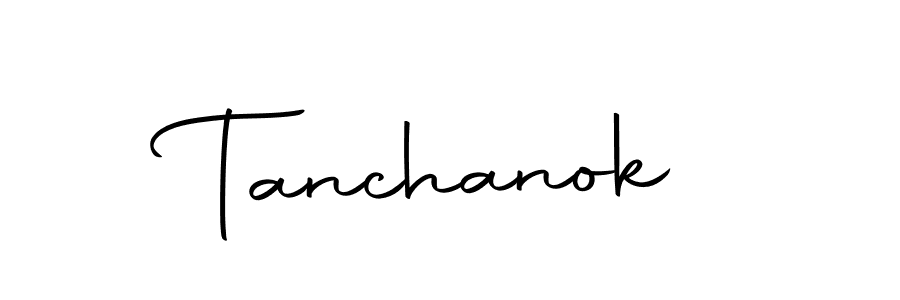 Tanchanok stylish signature style. Best Handwritten Sign (Autography-DOLnW) for my name. Handwritten Signature Collection Ideas for my name Tanchanok. Tanchanok signature style 10 images and pictures png