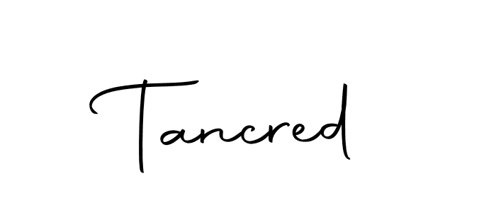 Use a signature maker to create a handwritten signature online. With this signature software, you can design (Autography-DOLnW) your own signature for name Tancred. Tancred signature style 10 images and pictures png