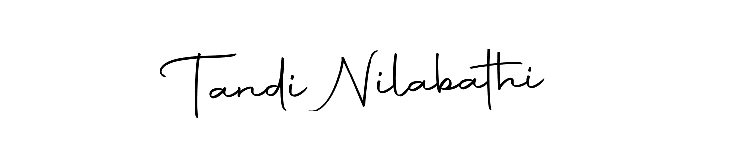 How to make Tandi Nilabathi signature? Autography-DOLnW is a professional autograph style. Create handwritten signature for Tandi Nilabathi name. Tandi Nilabathi signature style 10 images and pictures png