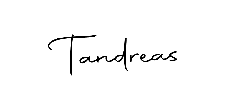 The best way (Autography-DOLnW) to make a short signature is to pick only two or three words in your name. The name Tandreas include a total of six letters. For converting this name. Tandreas signature style 10 images and pictures png