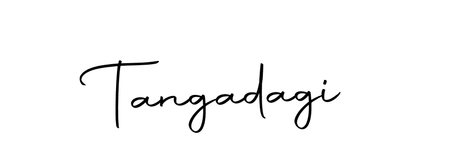 Design your own signature with our free online signature maker. With this signature software, you can create a handwritten (Autography-DOLnW) signature for name Tangadagi. Tangadagi signature style 10 images and pictures png