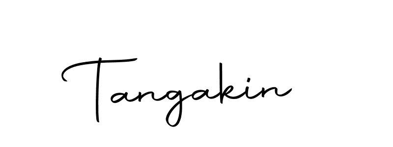 Design your own signature with our free online signature maker. With this signature software, you can create a handwritten (Autography-DOLnW) signature for name Tangakin. Tangakin signature style 10 images and pictures png