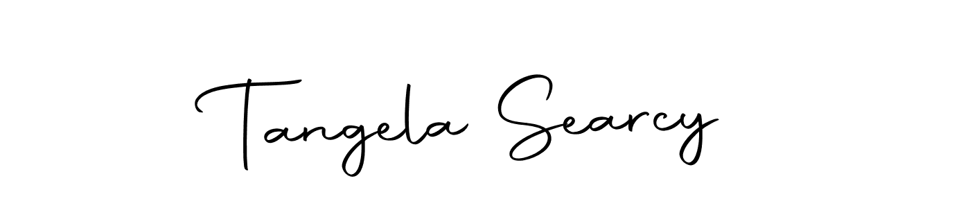 The best way (Autography-DOLnW) to make a short signature is to pick only two or three words in your name. The name Tangela Searcy include a total of six letters. For converting this name. Tangela Searcy signature style 10 images and pictures png