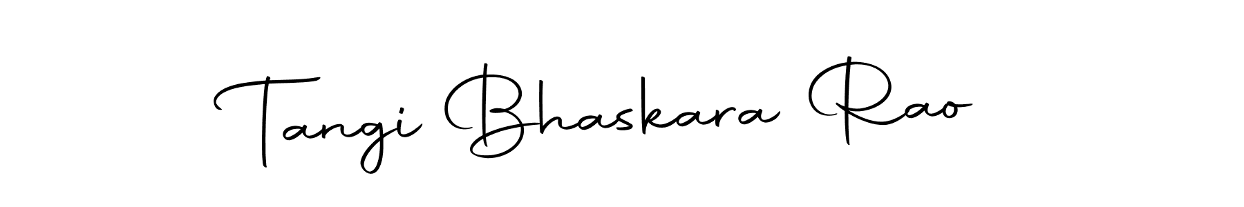 The best way (Autography-DOLnW) to make a short signature is to pick only two or three words in your name. The name Tangi Bhaskara Rao include a total of six letters. For converting this name. Tangi Bhaskara Rao signature style 10 images and pictures png