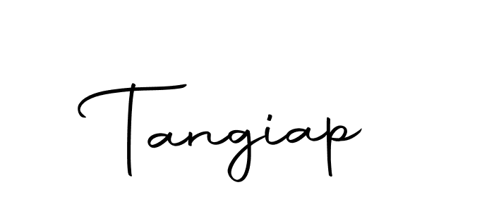How to make Tangiap signature? Autography-DOLnW is a professional autograph style. Create handwritten signature for Tangiap name. Tangiap signature style 10 images and pictures png