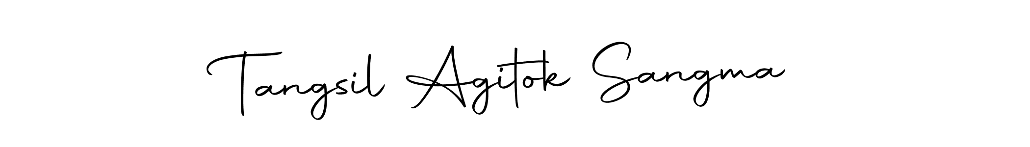 if you are searching for the best signature style for your name Tangsil Agitok Sangma. so please give up your signature search. here we have designed multiple signature styles  using Autography-DOLnW. Tangsil Agitok Sangma signature style 10 images and pictures png
