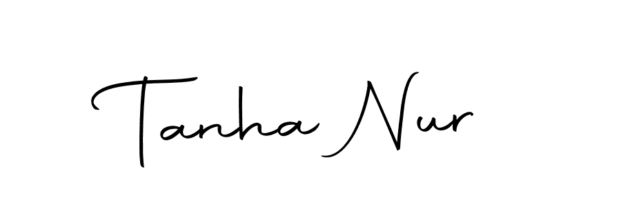 Use a signature maker to create a handwritten signature online. With this signature software, you can design (Autography-DOLnW) your own signature for name Tanha Nur. Tanha Nur signature style 10 images and pictures png