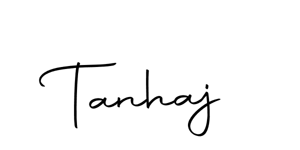 The best way (Autography-DOLnW) to make a short signature is to pick only two or three words in your name. The name Tanhaj include a total of six letters. For converting this name. Tanhaj signature style 10 images and pictures png