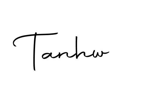 Use a signature maker to create a handwritten signature online. With this signature software, you can design (Autography-DOLnW) your own signature for name Tanhw. Tanhw signature style 10 images and pictures png