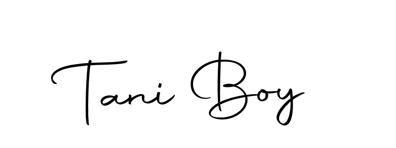 Similarly Autography-DOLnW is the best handwritten signature design. Signature creator online .You can use it as an online autograph creator for name Tani Boy. Tani Boy signature style 10 images and pictures png