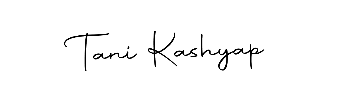 How to make Tani Kashyap signature? Autography-DOLnW is a professional autograph style. Create handwritten signature for Tani Kashyap name. Tani Kashyap signature style 10 images and pictures png