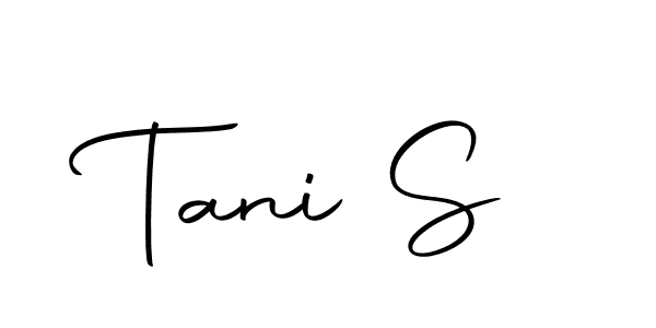 Make a beautiful signature design for name Tani S. With this signature (Autography-DOLnW) style, you can create a handwritten signature for free. Tani S signature style 10 images and pictures png