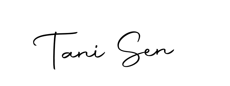 Design your own signature with our free online signature maker. With this signature software, you can create a handwritten (Autography-DOLnW) signature for name Tani Sen. Tani Sen signature style 10 images and pictures png